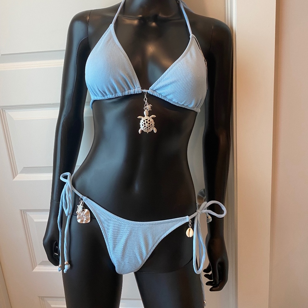 Light Blue Bikini with Charming Bikinis Charms!